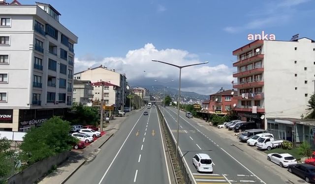 Trabzon'da Yaylacık Mahallesi'nde vatandaşlar söz verilmesine rağmen üç yıldır  mahallelerine doğal gaz bağlanmamasına tepki gösterdi