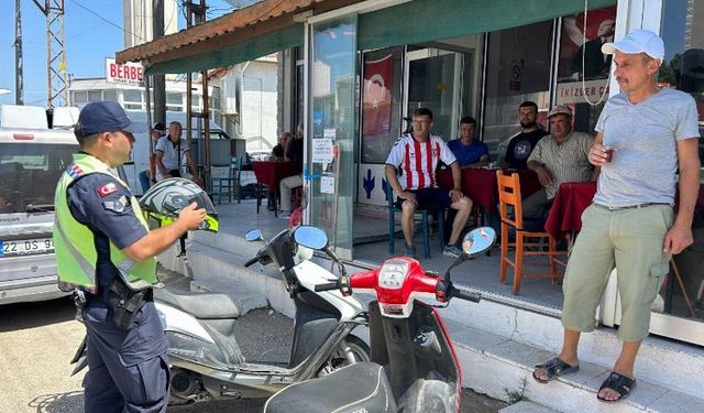 Edirne Jandarması'ndan motosiklet  sürücülerine uyarı!