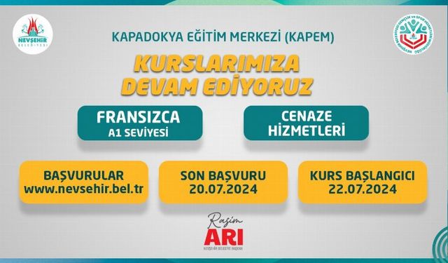 KAPEM’de 2 yeni yeni kurs açılıyor