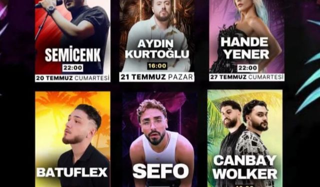 Mawish Beach&Disco sezonu konserler ile açıyor!