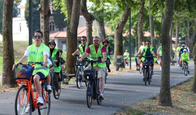 Sakarya'da sportif Pazar buluşması... Pedallar dostluğa döndü