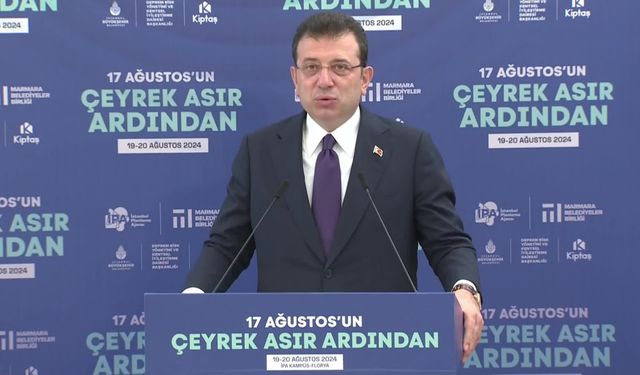 '‘17 Ağustos'un çeyrek asır ardından’' etkinliği... İmamoğlu: ''Hepimizin evindeki bebeği, doğmamış yaşamların sorumluluğu bizim üzerimizde''