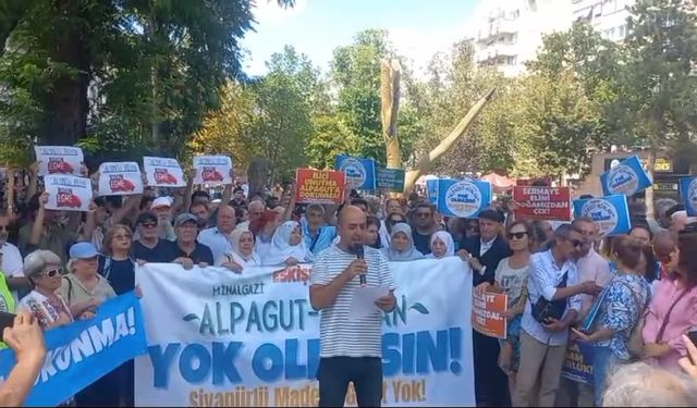 Alpagut-Atalan’da Madene Hayır Platformu: "Yaşamımızı savunuyor, projeye karşı çıkıyoruz"