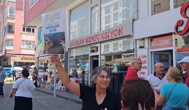 Arhavi'de maden ocağına karşı imza kampanyası: "Birkaç şirketin cebi dolsun diye biz bu cennet ilçemizden vazgeçecek değiliz"