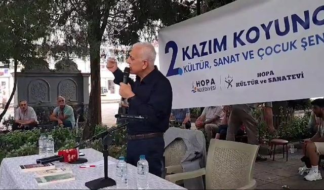 Artvin Hopa'da '2. Kazım Koyuncu Kültür, Sanat ve Çocuk Şenliği' düzenlendi