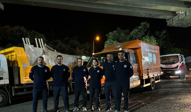 Beşiktaş Belediyesi'nden İzmir'deki orman yangınını söndürme çalışmalarına destek