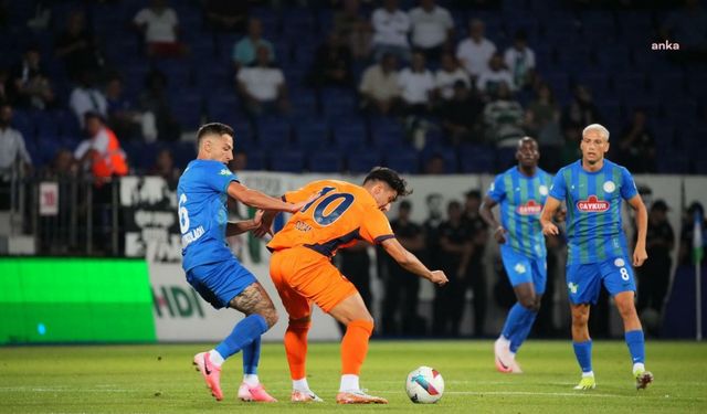 Çaykur Rizespor, sahasında Başakşehir ile berabere kaldı