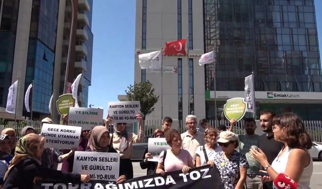 Çevre İl Müdürlüğü önünden seslendiler: İstanbul'un nefes kaynağı adım adım katlediliyor