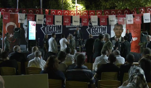 CHP heyeti, "Eğitim Buluşmaları" kapsamında Gaziantep'te... Umut Yılmaz, "Müfredatta Cumhuriyet'e dönmediğiniz sürece eğitimi düzeltemezsiniz"