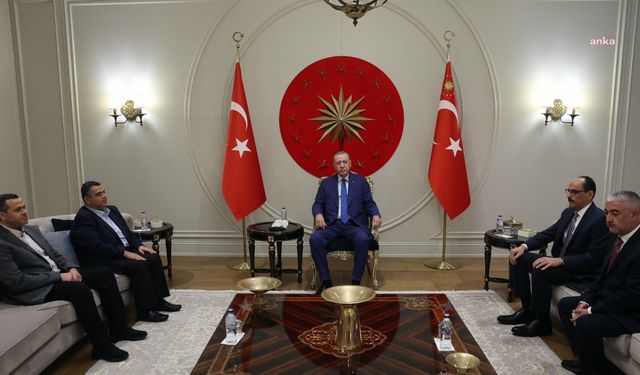 Cumhurbaşkanı Erdoğan, Haniye'nin oğullarını kabul etti