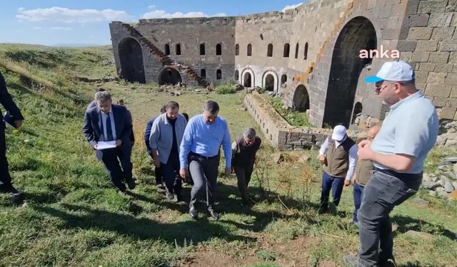 Erzurum Valisi Çiftçi', tarihi tabyalarda inceleme yaptı