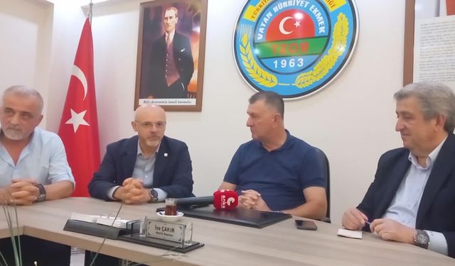 Fındık üreticilerini ziyaret eden CHP Samsun İl Örgütü, Giresun'daki "Fındık Mitingi" için çağrıda bulundu