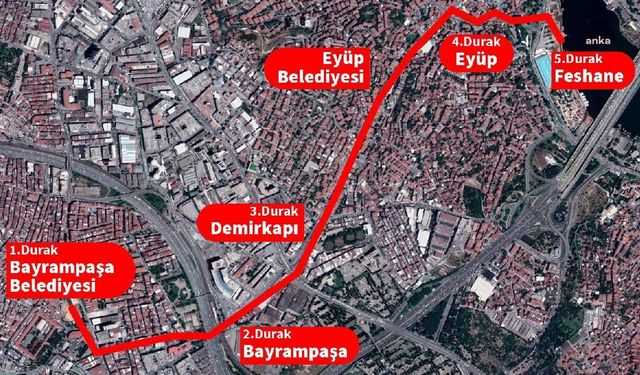 İBB, Eyüpsultan-Bayrampaşa Tramvay hattını öz kaynaklarıyla yapma kararı aldı...Başkan Mutlu: “Projesinin hayata geçirilecek olmasından dolayı mutluyuz”