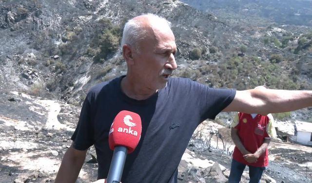 İzmir Karşıyaka’da çıkan yangında evlerini, hayvanlarını kaybeden köylüler yardım bekliyor