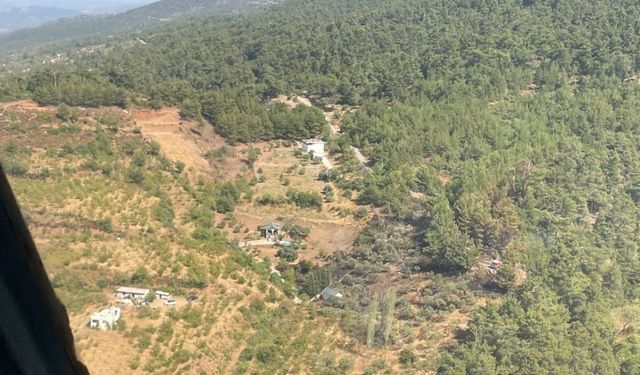 İzmir'in Kemalpaşa ilçesinde çıkan orman yangını kontrol altına alındı