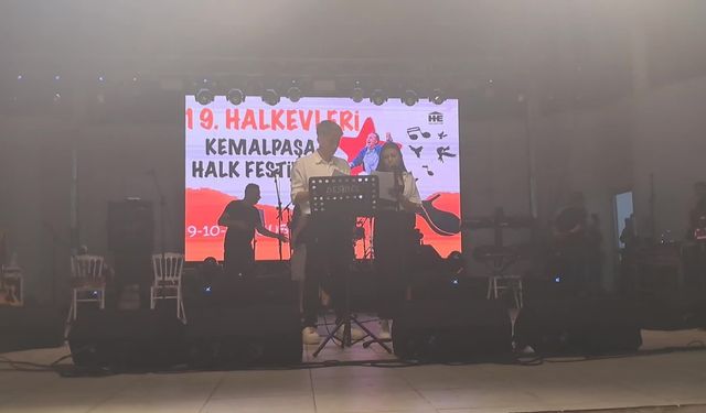 Kemalpaşa Halkevleri Halk Festivali sona erdi