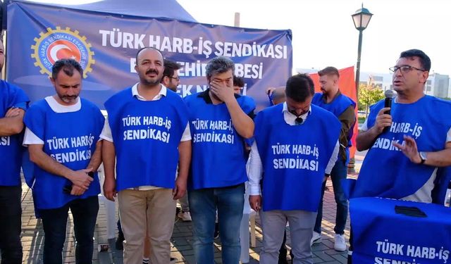 Savunma sanayi işçileri Ulus Anıtı’nda sorunlarını konuştu: “Kiramı ödeyemiyorum”