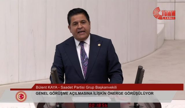 TBMM'nin Olağanüstü toplantısı... Bülent Kaya: "Sizi buraya tıkan irade öyle istediği için ceza verip o cezaya gerekçe uydurmak başka bir şey"