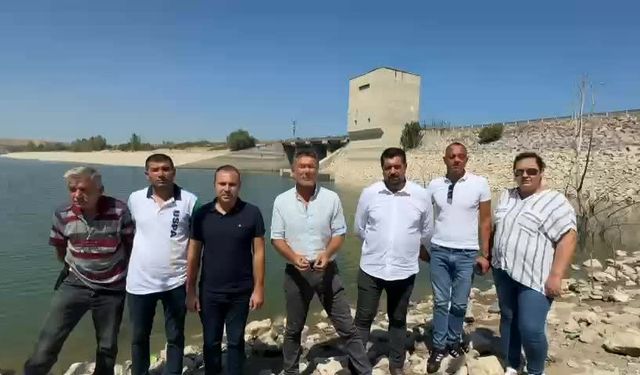 Yenişehir'i besleyen Boğazköy Barajı’nda su krizi: Çiftçiler mağdur, ürünler susuz kaldı