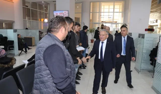 Kayseri Büyükşehir'den engelli vatandaşa su müjdesi