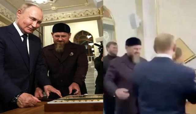 Putin'in, Kuran-ı Kerim'i Öptüğü Anlar Dikkat Çekti!