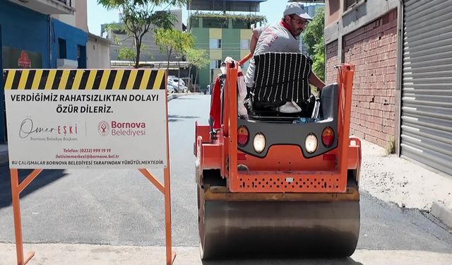 Bornova Belediyesi'nden Rafetpaşa Mahallesi’ne yeni yol