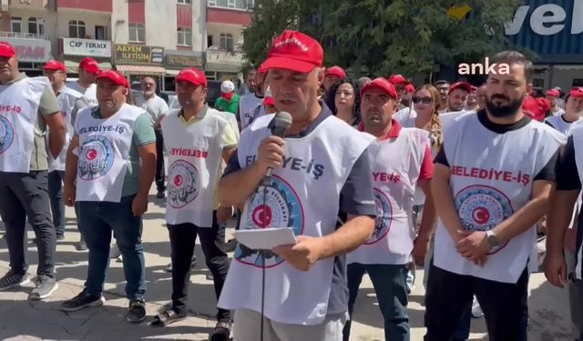 Iğdır Belediyesi'nin işten çıkardığı 204 işçinin eylemi sürüyor: "Tam 60 gündür bu haksızlığa karşı direniyoruz"