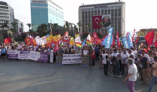 İzmir'de 1 Eylül Dünya Barış Günü'nde Emek ve Demokrasi Güçleri'nden "Barış" çağrısı