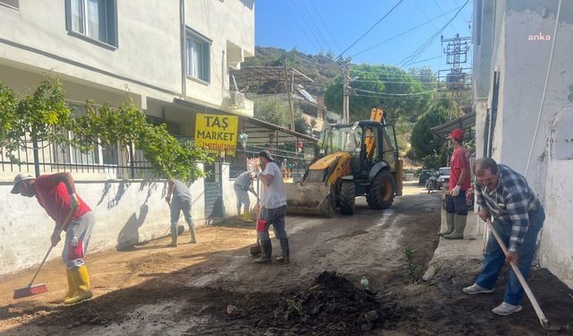 Menderes’te yaşanan sel felaketinin yaraları sarılıyor