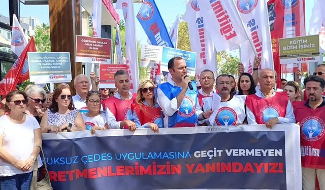 Mersin'de ÇEDES etkinliğine öğrenci göndermeyen 2 öğretmene maaş kesme ve yer değiştirme cezası