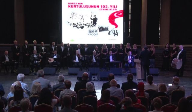 Osmangazi Belediyesi, Bursa'nın düşman işgalinden kurtukuşunun 102'nci yılını ‘Atatürk’ün Sevdiği Şarkılar’ konseri ile kutladı