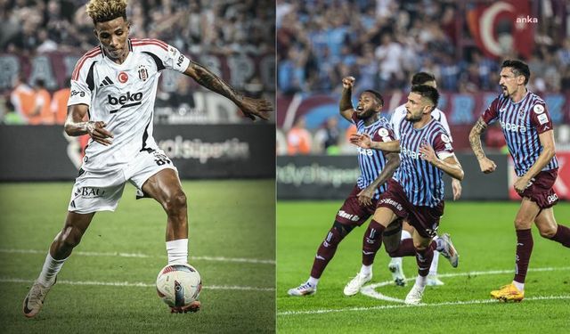 Trabzonspor sahasında Beşiktaş ile 1-1 berabere kaldı