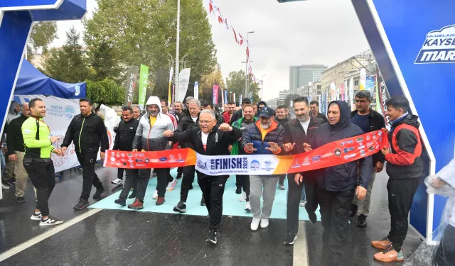 Kayseri'de yarı maraton coşkusu