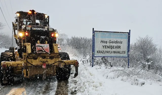 Bursa'da kapalı yol kalmadı