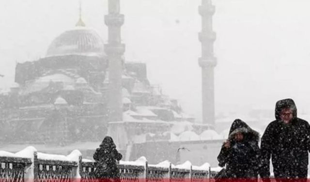 İstanbul'a Kar Geliyor!