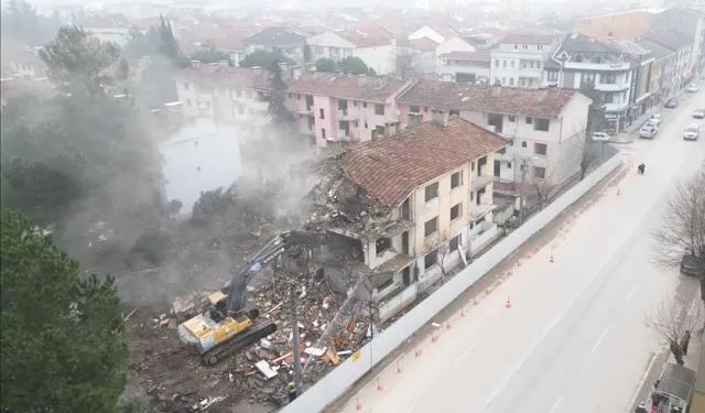 Bursa İnegöl'de kentsel dönüşümde ilk kazma vuruldu