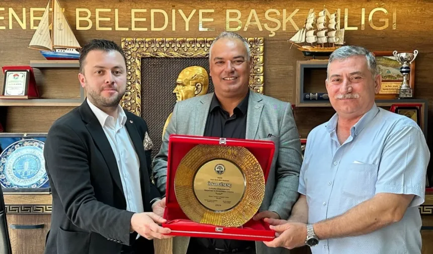 Keşan TSO’dan Enez Belediye Başkanı Özkan Günenç’e ziyaret