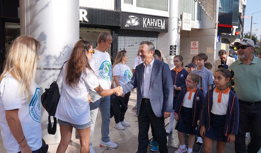 Eskişehir'de Avrupa Hareketlilik Haftası başkanların yürüyüşüyle başladı