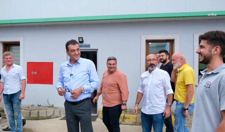 Giresun Belediye Başkanı Köse'den Makine İkmal Bakım ve Onarım Müdürlüğü'ne ziyaret