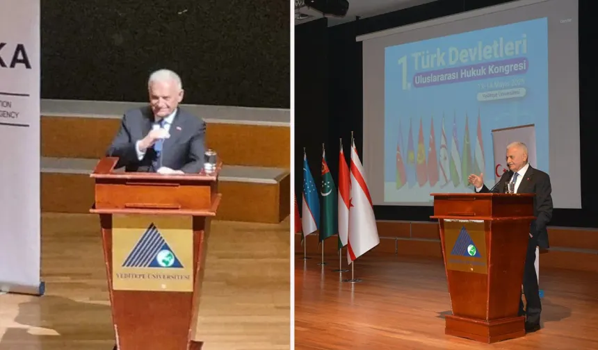 Yeditepe Üniversitesi'nde 'Binali Yıldırım'lı hukuk kongresi tepki çekti!