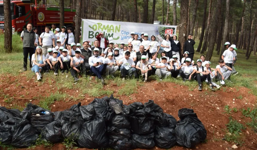 "Orman Benim"de 360 ton atık toplandı
