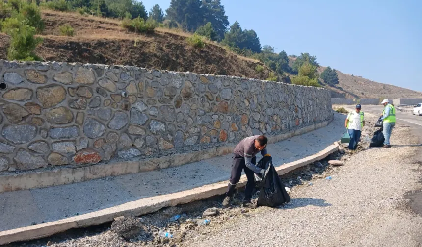 Bursa Büyükşehir’den yangın bölgelerinde çevre temizliği