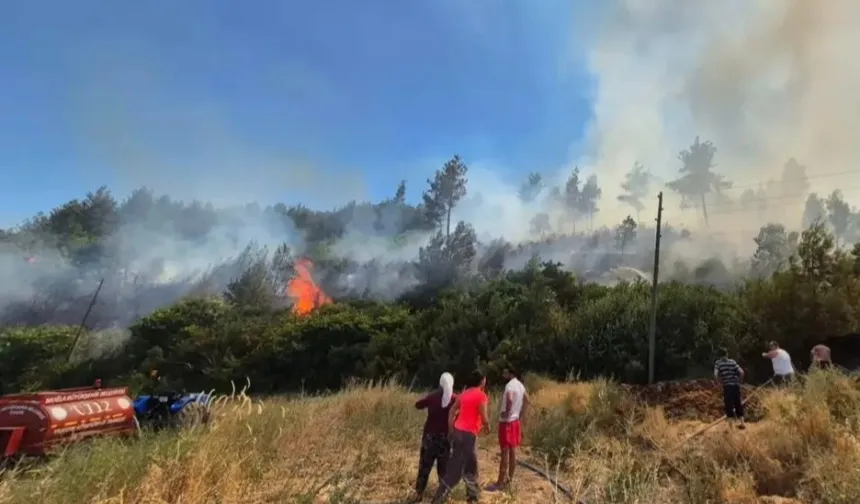 Muğla'nın yangın tankerleri aktif görevde