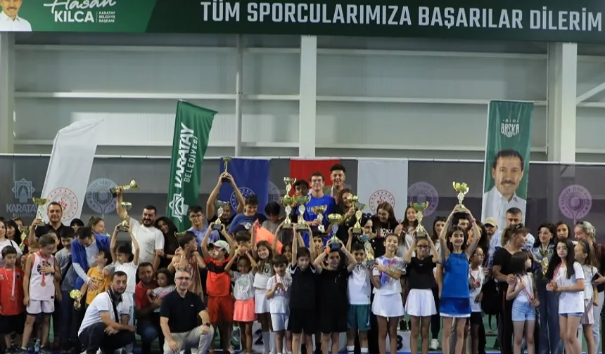 Konya Karatay’da tenis coşkusu: Şampiyonlar belli oldu