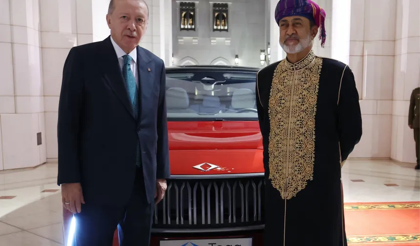 Bir Togg da Umman Sultanı'na