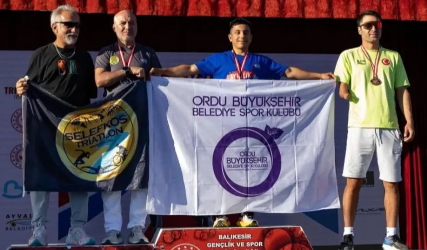 Ordu’ya triatlon zaferi!